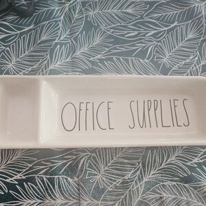 Rae Dunn Office Supplies Ceramic trinket Tray